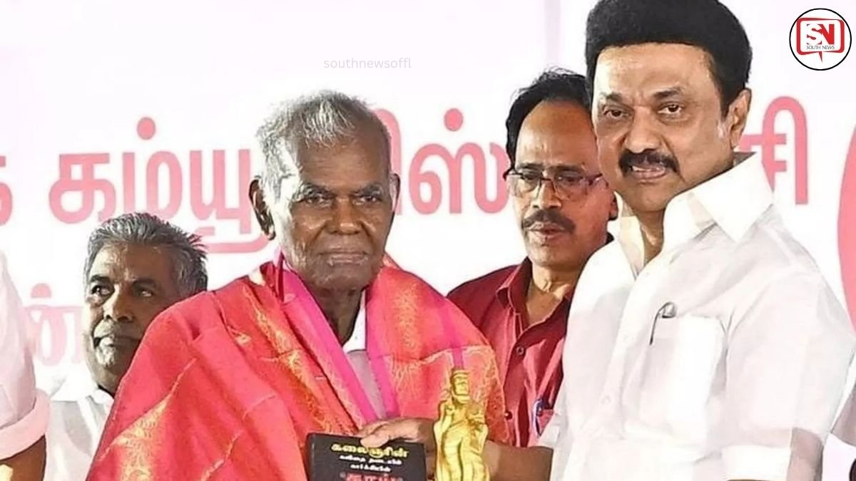 MKstalin greets Nallakannu