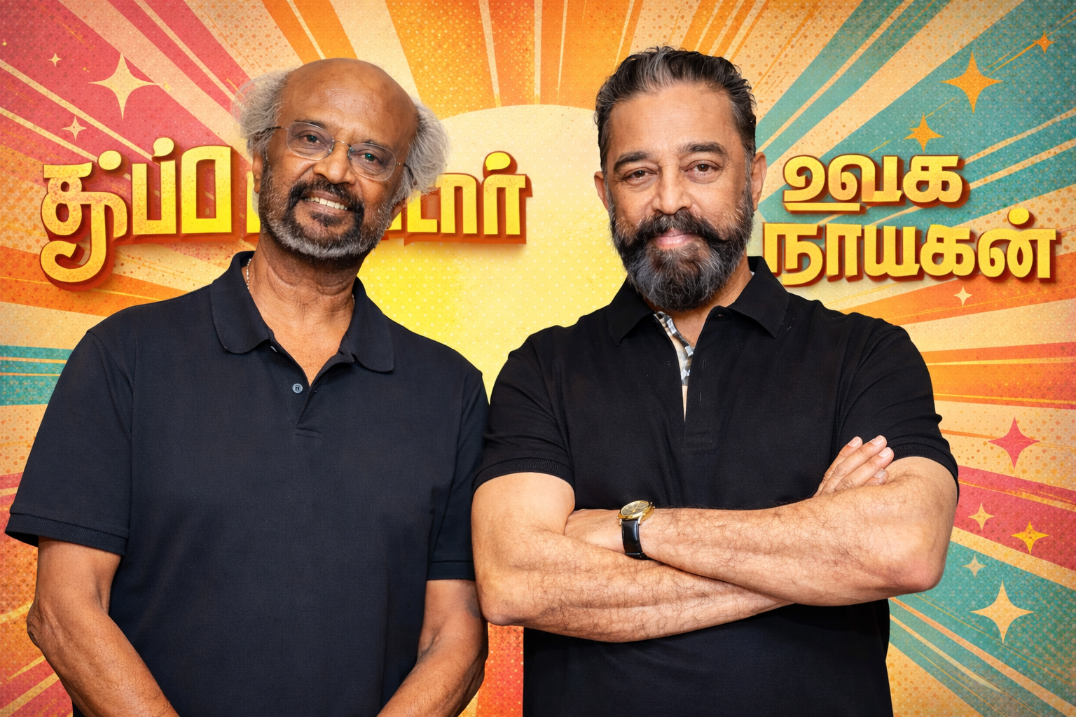 Kamal Hassan and Rajinikanth