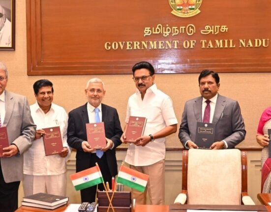 Supreme Court judge Justice Kurian Joseph submits Part I of its report to Tamil Nadu Chief Minister MK Stalin