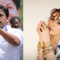 C. V. Shanmugam and Nayanthara