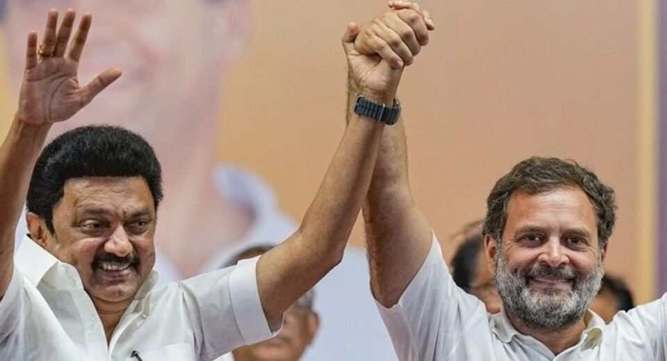 MK Stalin and Rahul Gandhi