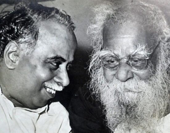Perarignar Anna and Periyar E.V. Ramasamy