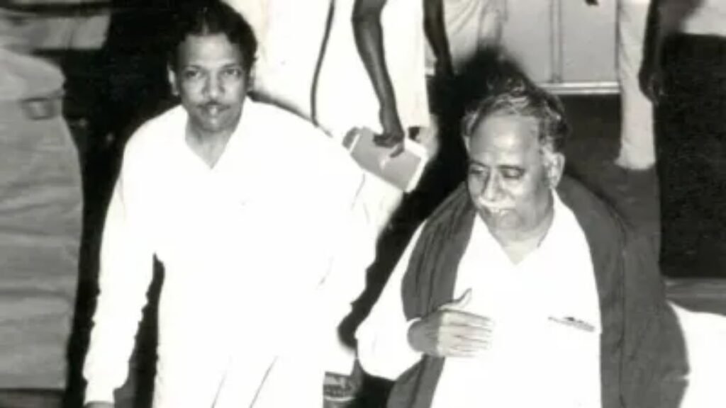 Perarignar Anna and Kalaignar M. Karunanidhi