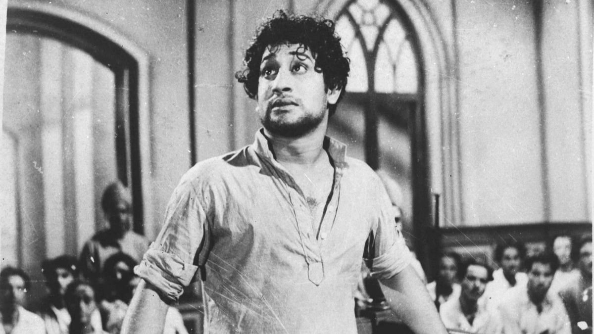 Sivaji Ganesan in the 1952 film Parasakthi