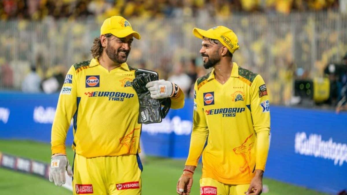 Ruturaj and Dhoni